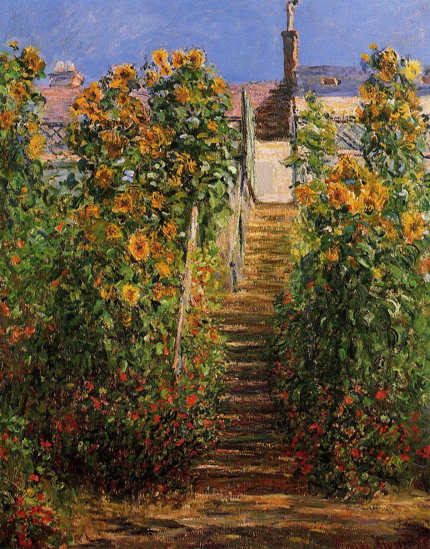The Steps at Vetheuil 1881